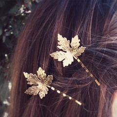 Womens leaf plating alloy Hair Accessories NHDP156064