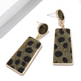 New fashion creative suede leopard geometric long earrings simple earringspicture12