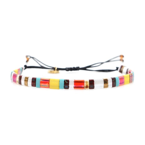 Woven Japanese rice beads bracelet NHGW156849's discount tags