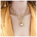 Exaggerated thick chain short sweater chain female simple metal ball clavicle chainpicture10