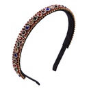 Korean version of the imported headband women39s color rhinestones super flash simple temperament wild Europe and the United States party alloy headband hair accessoriespicture10