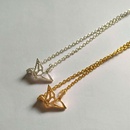 Jewelry hollow paper crane bracelet goldplated silver cute origami pigeon bird bracelet anklet wholesalepicture31