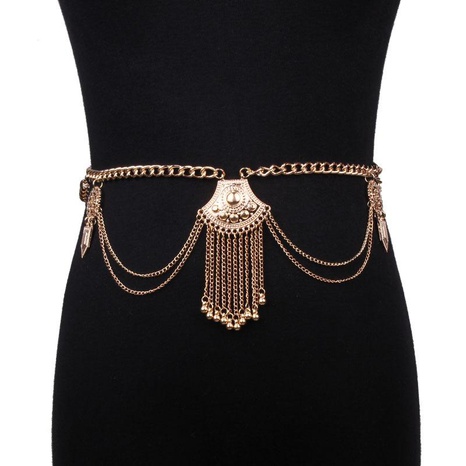 Fringed waist jewelry alloy wild waist chain's discount tags