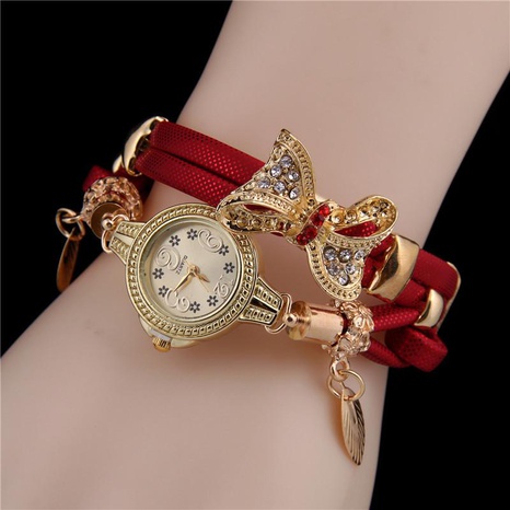 Fashion ladies bracelet watch bow bracelet watch female models wholesales fashion's discount tags