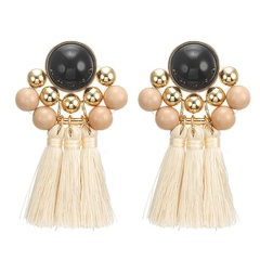 Exaggerated alloy fringed resin earrings earrings popular jewelry
