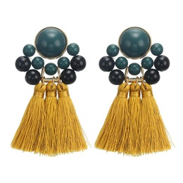 Exaggerated alloy fringed resin earrings earrings popular jewelrypicture14