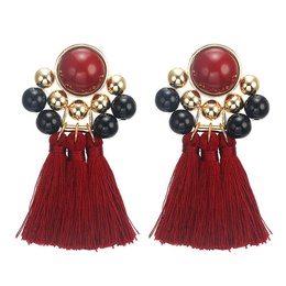 Exaggerated alloy fringed resin earrings earrings popular jewelrypicture16