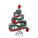 Joyera de moda rhinestone broche de rbol de Navidad aleacin de diamantes broche hembrapicture13