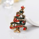 Joyera de moda rhinestone broche de rbol de Navidad aleacin de diamantes broche hembrapicture14