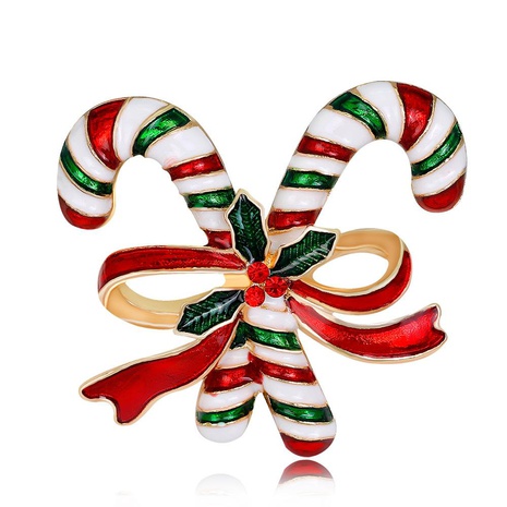 Nueva serie de Navidad broche moda doble muletas broche accesorios de vestir al por mayor's discount tags