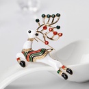 Animal jewelry wholesale fashion cartoon cute Christmas deer brooch alloy drop oil brooch women wholesalepicture14