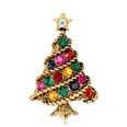 Moda dama rbol de navidad broche aleacin diamante rhinestone broche accesorios Navidad brochepicture16