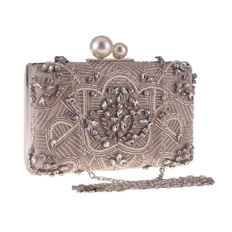 New diamond-studded bag with wild evening party bag NHYG174745's discount tags