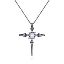 Necklace new crossborder Europe and America cross pearl ladies pendant necklace wholesalepicture8