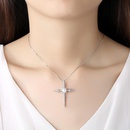 Necklace new crossborder Europe and America cross pearl ladies pendant necklace wholesalepicture9