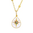 Necklace geometric drop necklace necklace sweater chain microset diamond star pendant necklace wholesales fashionpicture17