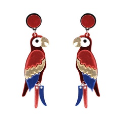 New parrot earrings women's jewelry earrings wholesale