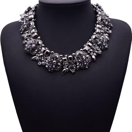 Necklace handmade diamond accessories women necklace clavicle chain jewelry wholesale black's discount tags