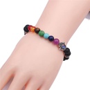 8mm volcanic stone palm eye bracelet beaded colorful chakra energy colorful agate braceletpicture16
