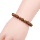 Ali Express eBAY Amazon WISH heier Verkauf 8mm Holzmaserung Stein Armband DIY Perlen Armband kann mit Mustern angepasst werdenpicture9