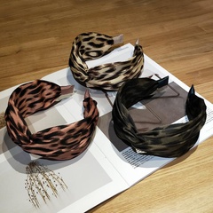 Headband simple fashion hair accessories bow hairpin side leopard head hoop head jewelry