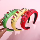 New Headband Thick Sponge Baroque Hair Accessories Fashion Smooth Satin Highgrade Glass Drill NHMD175877picture23