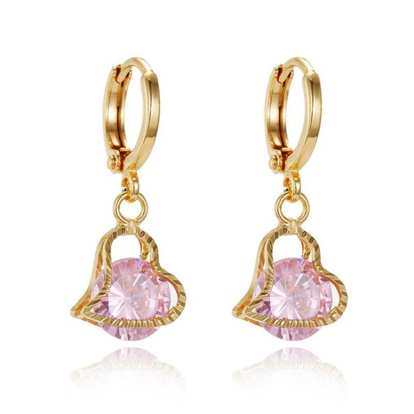 New creative fashion charm gold ring earrings small zircon earrings's discount tags