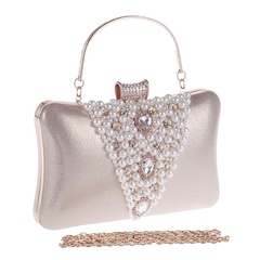 Women's bag diamond evening party bag cocktail party pearl bag hand dress bag