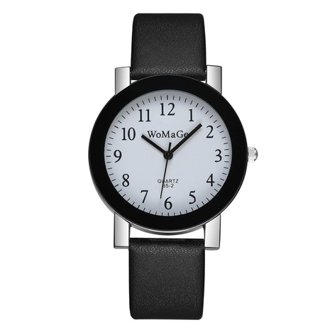 Reloj de mano de estudiante Elegante reloj de pulsera de cuarzo con cara digital simple's discount tags