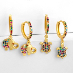 earrings new animal earrings fashion baby elephant turtle earrings female accessories wholesale