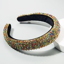 Inlaid colorful diamond sponge hair hoop fashion explosion creative headband womenpicture9