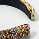 Inlaid colorful diamond sponge hair hoop fashion explosion creative headband womenpicture11