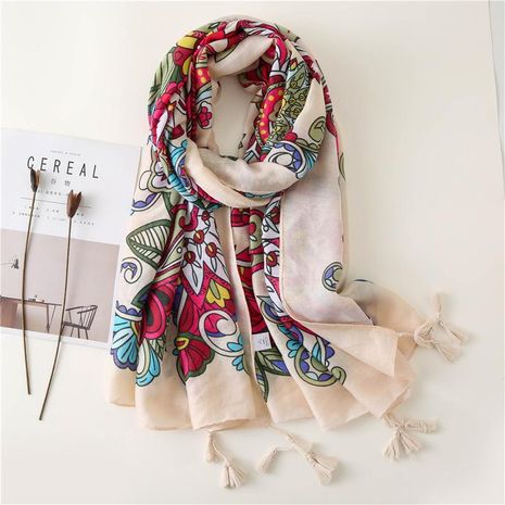 Scarf autumn and winter new large beach towel scarf's discount tags
