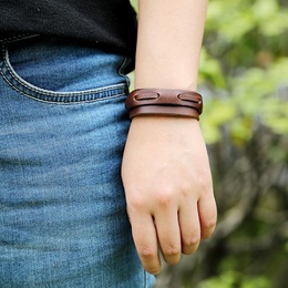 Simple leather bracelet mens ladies retro leather rope braided bracelet leather jewelrypicture8