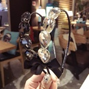 New hair accessories Korean sparkling crystal water drop bow thinedged headband womenpicture13