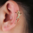 Small earrings threedimensional portrait ear clip environmental protection alloy electroplating pierced earrings fake earrings earringspicture11