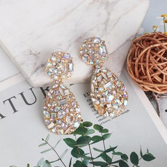 New micro stud earrings geometric water drop earrings fashion delicate jewelry wholesale