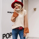 2019 new sleeve stitching sweater fashion women39s wholesalepicture30