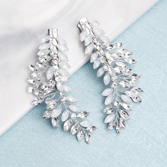 Explosion style hair clip handmade diamond edge clip bride wedding dress with jewelry