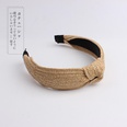Handwoven raffia holiday hair hoop 2019 spring and summer new hair hooppicture13