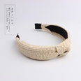 Handwoven raffia holiday hair hoop 2019 spring and summer new hair hooppicture14