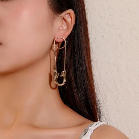 Fashion earrings simple wild pin earrings's discount tags
