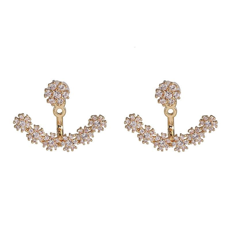 Fashion simple earrings female geometric diamond earrings hot earrings