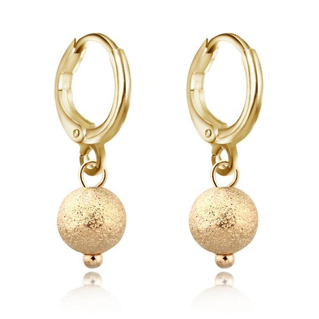 New fashion non-open ear ring gold and silver ball earrings's discount tags