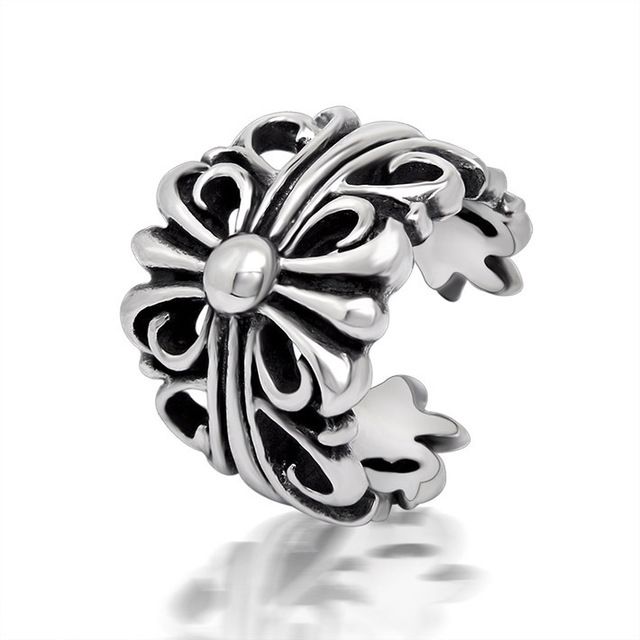 TitaniumStainless Steel Fashion Geometric Ring  Steel color8  Fine Jewelry NHIM1600Steelcolor8