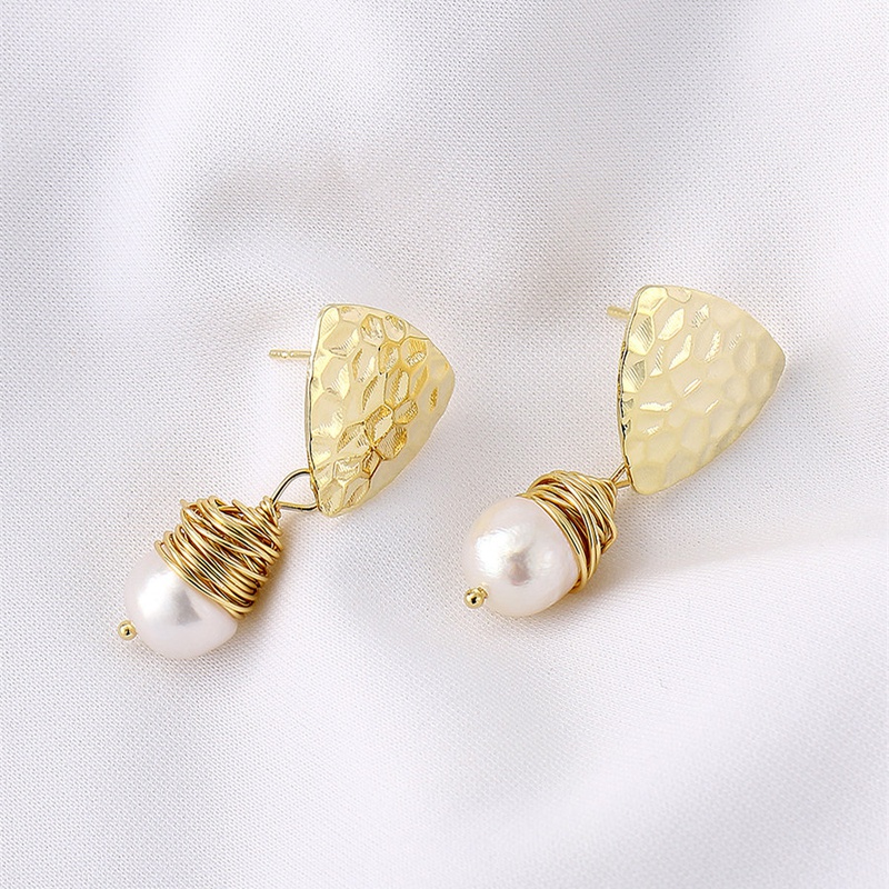 Beads Vintage Geometric earring  Alloy  Fashion Jewelry NHIM1625Alloy