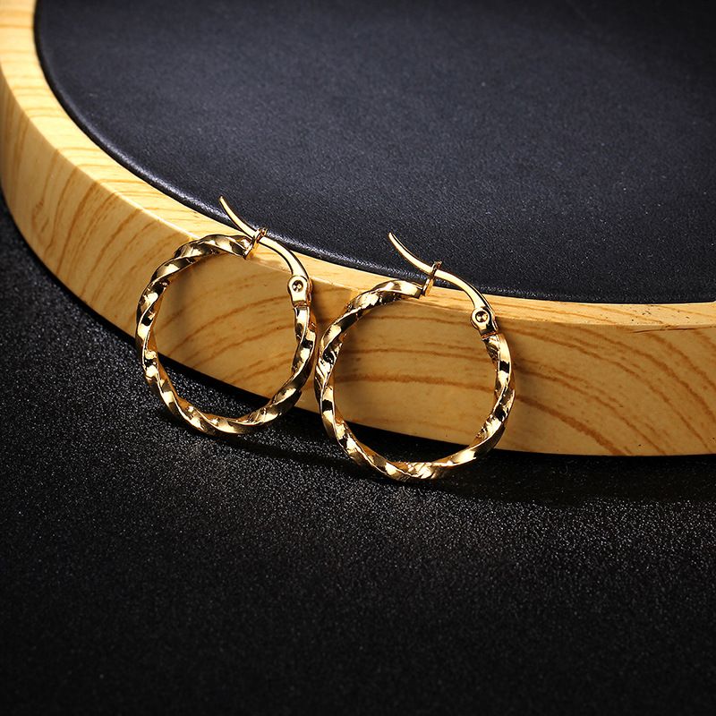 TitaniumStainless Steel Fashion Geometric earring  Alloy 25cm  Fine Jewelry NHIM1677Alloy25cm