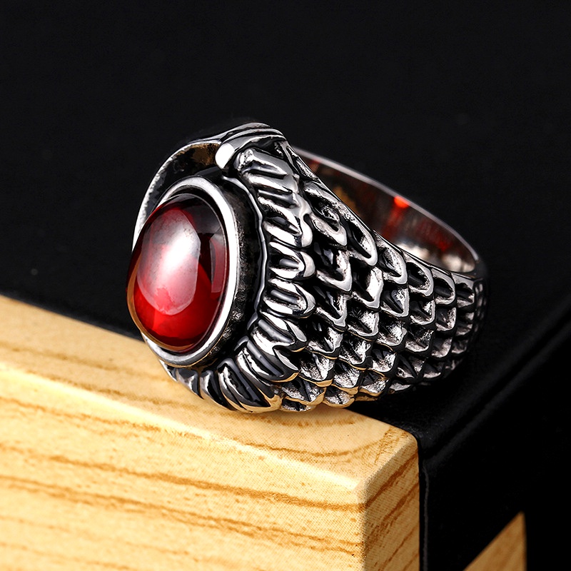 TitaniumStainless Steel Fashion  Ring  Steel color8  Fine Jewelry NHIM1688Steelcolor8
