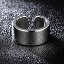 TitaniumStainless Steel Simple  Ring  Brushed matte6  Fine Jewelry NHIM1635Brushedmatte6picture28