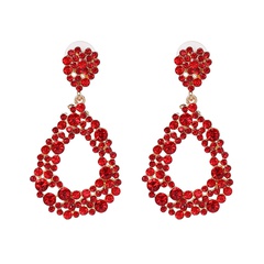Alloy Fashion Geometric earring  (red)  Fashion Jewelry NHJJ5579-red